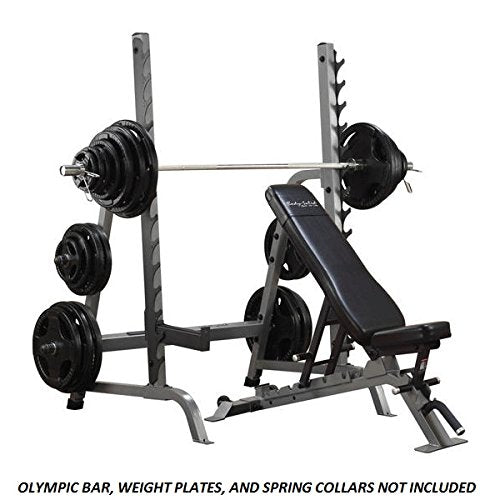 Body-Solid Commercial Bench / Squat Rack Combo Package - GymBasis Store