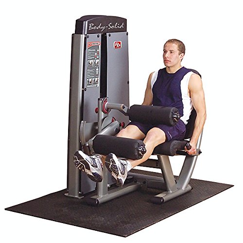 Body Solid DLECSF ProClub Line Pro Dual Leg Extension/Curl Machine with Self-Adjusting Leg Pad and Adjustable Thigh - GymBasis Store
