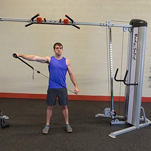 Body-Solid S2CCO Pro ClubLine Series II Adjustable Cable Crossover Machine with Rock Grip Pull Up - Commercial ProClub Line Functional Strength Machine - GymBasis Store