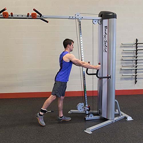 Body-Solid S2CCO Pro ClubLine Series II Adjustable Cable Crossover Machine with Rock Grip Pull Up - Commercial ProClub Line Functional Strength Machine - GymBasis Store