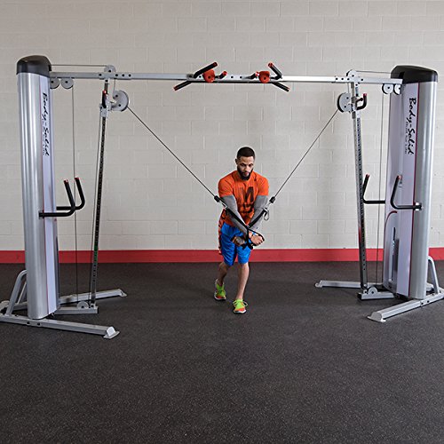 Body-Solid S2CCO Pro ClubLine Series II Adjustable Cable Crossover Machine with Rock Grip Pull Up - Commercial ProClub Line Functional Strength Machine - GymBasis Store