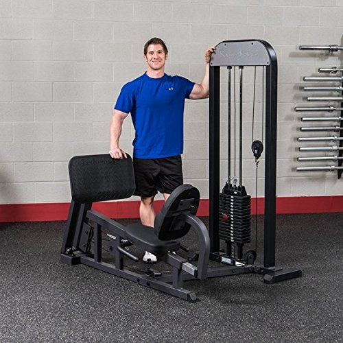 Body Solid GLPSTK3 Pro Select Leg Press Machine with Rubbec-Coated Foot Plate and Adjustable Back Support 310-Pound - GymBasis Store