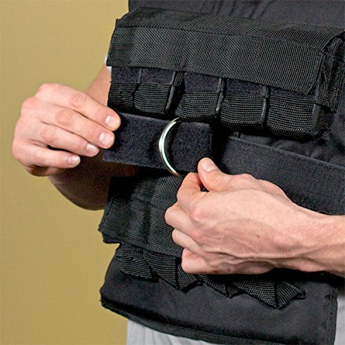 Body-Solid BSTWV40 Adjustable Weighted Vest 40 lbs. - Weighted Training Vest from 2 to 40 Pounds - 40 lb. Weight Vest - GymBasis Store