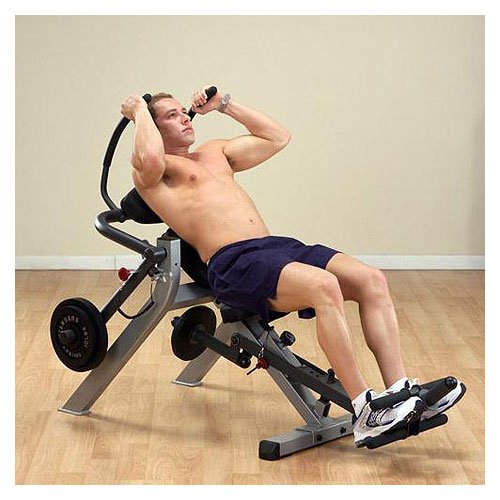 Body-Solid Commercial Semi-Recumbent Ab Bench - GymBasis Store