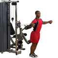 Body Solid DPCCS Pro Dual Adjustable Cable Column Component for DGYM with 200-Pound Weight - GymBasis Store