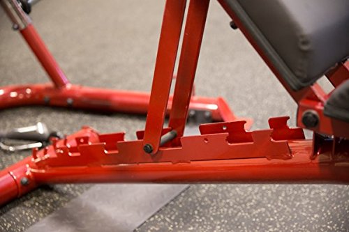 Body-Solid Heavy Duty Adjustable Flat Incline Decline RED Bench #GFID100 - GymBasis Store