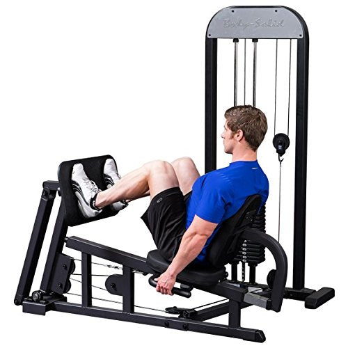 Body Solid GLPSTK3 Pro Select Leg Press Machine with Rubbec-Coated Foot Plate and Adjustable Back Support 310-Pound - GymBasis Store
