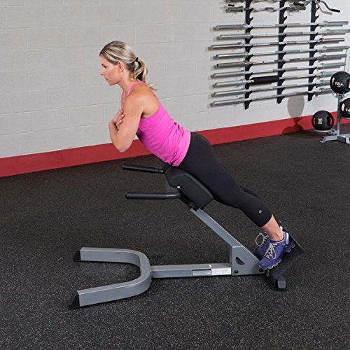 Body-Solid 45 Degree Ab Back Hyperextension Roman Chair GHYP345 - GymBasis Store