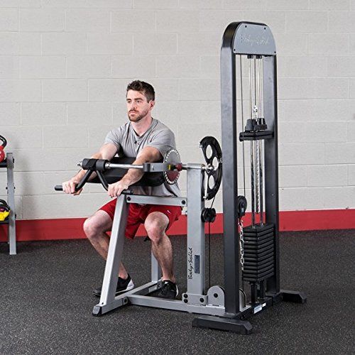 Body Solid GCBTSTK3 Pro Select Bicep/Tricep Machine with DuraFirm Padding and Multi-Grip Handle 310-Pound - GymBasis Store