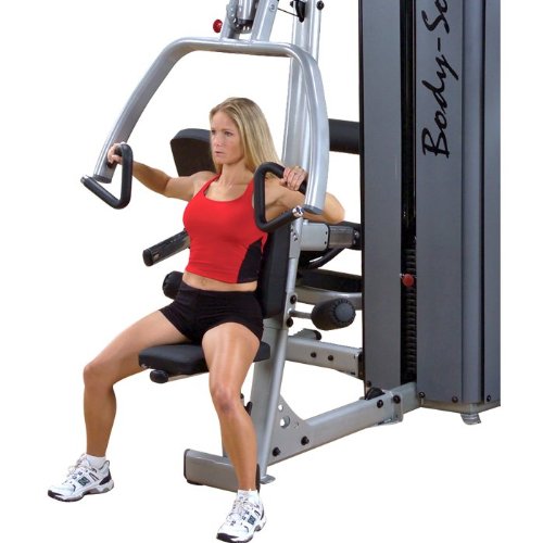 Body Solid DPLSS Pro Dual vertical Press and Lat Component for DGYM with 200-Pound Weight - GymBasis Store