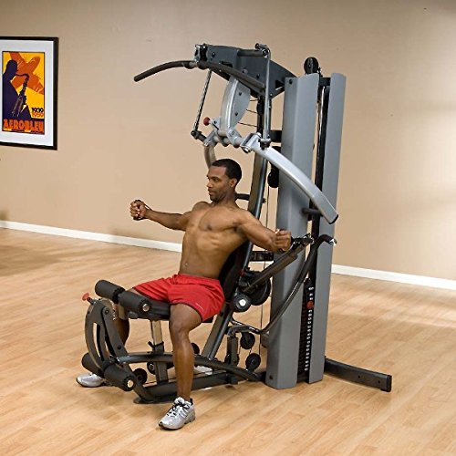Body-Solid Fusion 600 Home Gym (F600/2) With Free Multi-Hip Attachment. Also Includes a Serious Steel Fitness Pack (Includes: #0, #1 and #2 bands and a jump rope) - GymBasis Store