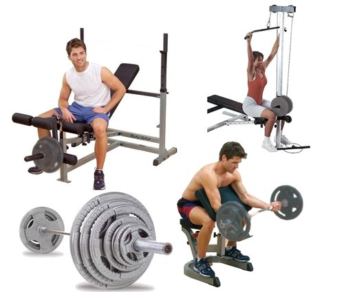 Body Solid Olympic PowerCenter Combo Pack And 300 lb Olympic Set - GymBasis Store