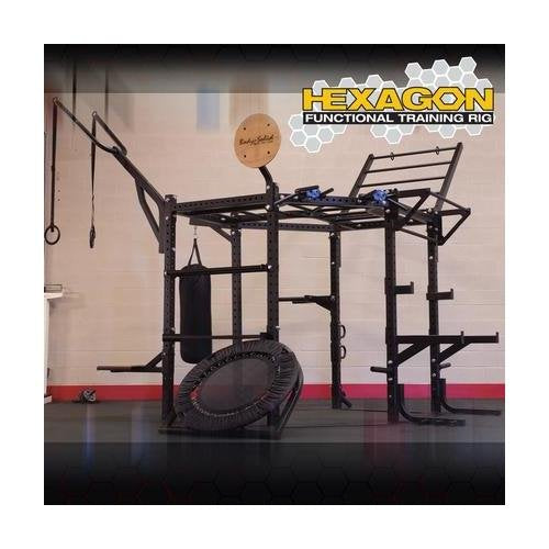 Body Solid SRHEXCLUB Body Solid 117"""" Hexagon System with Club Attachment - GymBasis Store