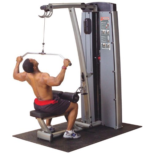 Body Solid DLATS Pro Dual Lat Mid Row Component for DGYM with 200-Pound Weight - GymBasis Store