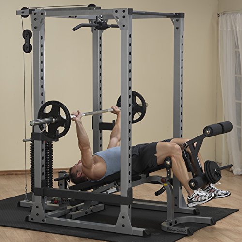Body-Solid GPR378 Heavy Duty Pro Power Rack with J-hooks and Safety bars - GymBasis Store