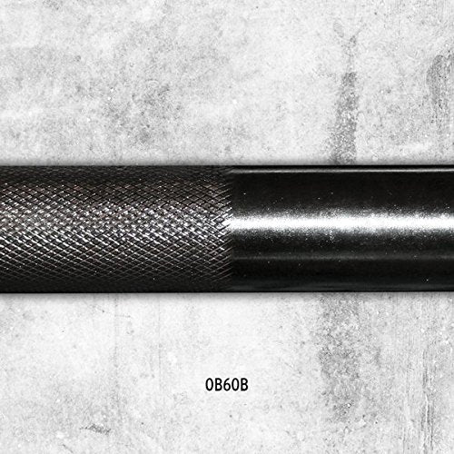 Body-Solid OB60 Black 5' Short Olympic Weight Lifting Bar - 600 Pound Capacity - GymBasis Store