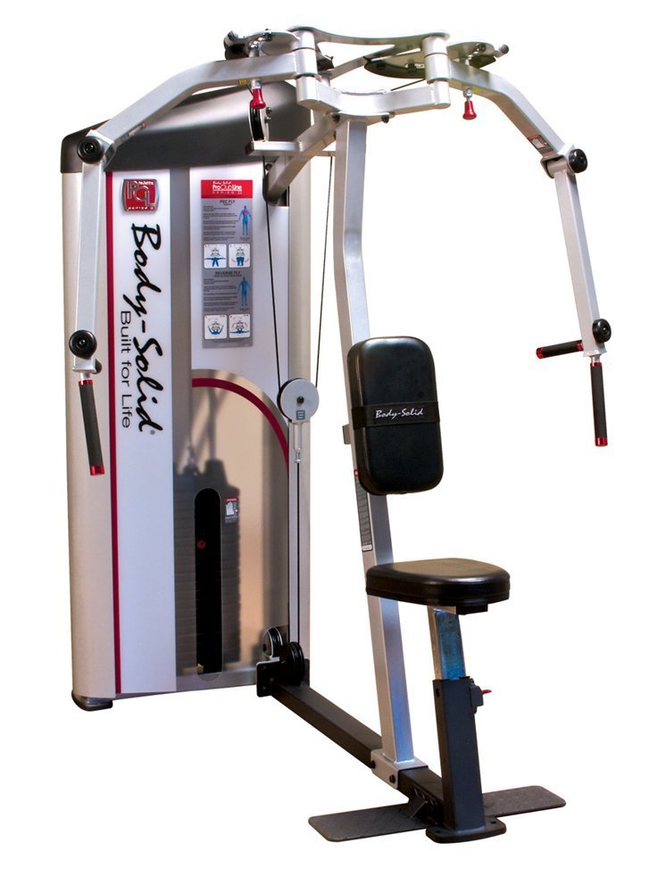 Body Solid S2PEC2 ProClub Line Series 2 Pec Fly/Rear Delt Machine with 11-Gauge Steel and Construction and Instructional Placards 235-Pound - GymBasis Store