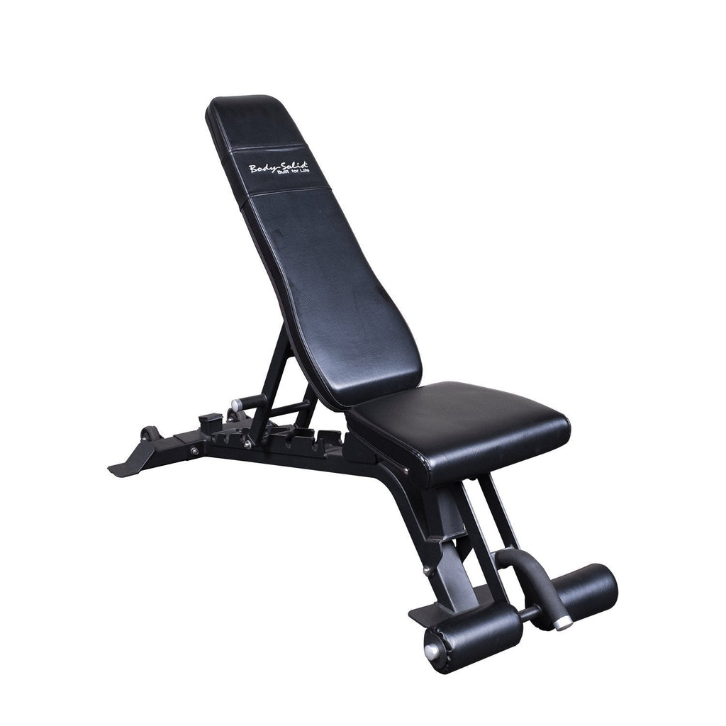 Body-Solid Power Rack SPR1000 and the rear Rack Extension with SFID425 Package - SPR1000BackP5 - GymBasis Store