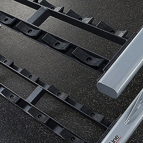 Body-Solid Pro ClubLine Commercial 3-Tier Saddle Dumbbell Rack - Three-Tier 10-Pair Dumbbell Rack with Cradles to hold 5-50 lb. Round Dumbbell Set - GymBasis Store