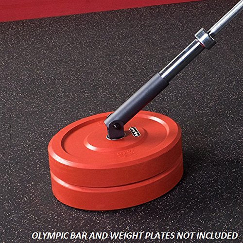 Body-Solid LMPP Landmine Olympic Plate Pivot Post - Landmine Post Trainer for Rotational Strength Training and Functional Training - GymBasis Store