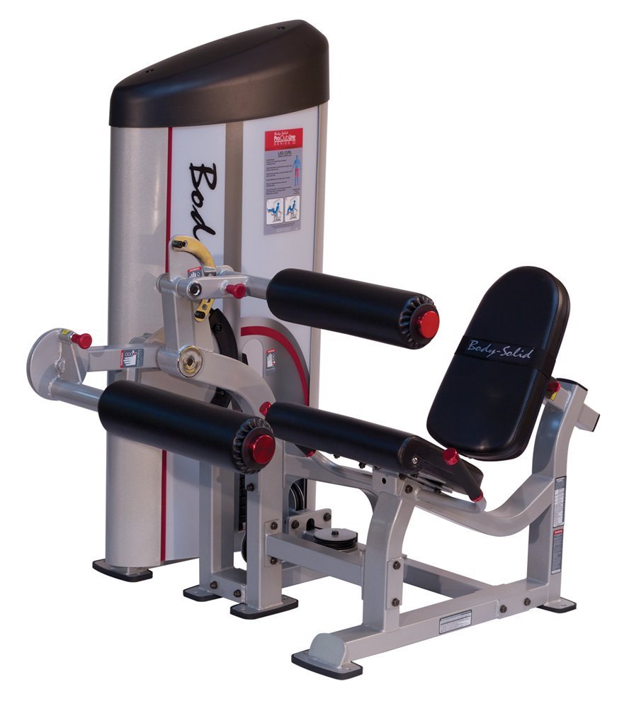 Body Solid S2SLC2 ProClub Line Series 2 Seated Leg Curl Machine with 11-Gauge Steel Construction and Instructional Placards 235-Pound - GymBasis Store