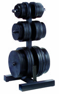 Body Solid Olympic Plate Tree and Bar Holder - GymBasis Store