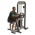 Body Solid GCBTSTK Pro Select Bicep/Tricep Machine with DuraFirm Padding and Multi-Grip Handle 210-Pound - GymBasis Store