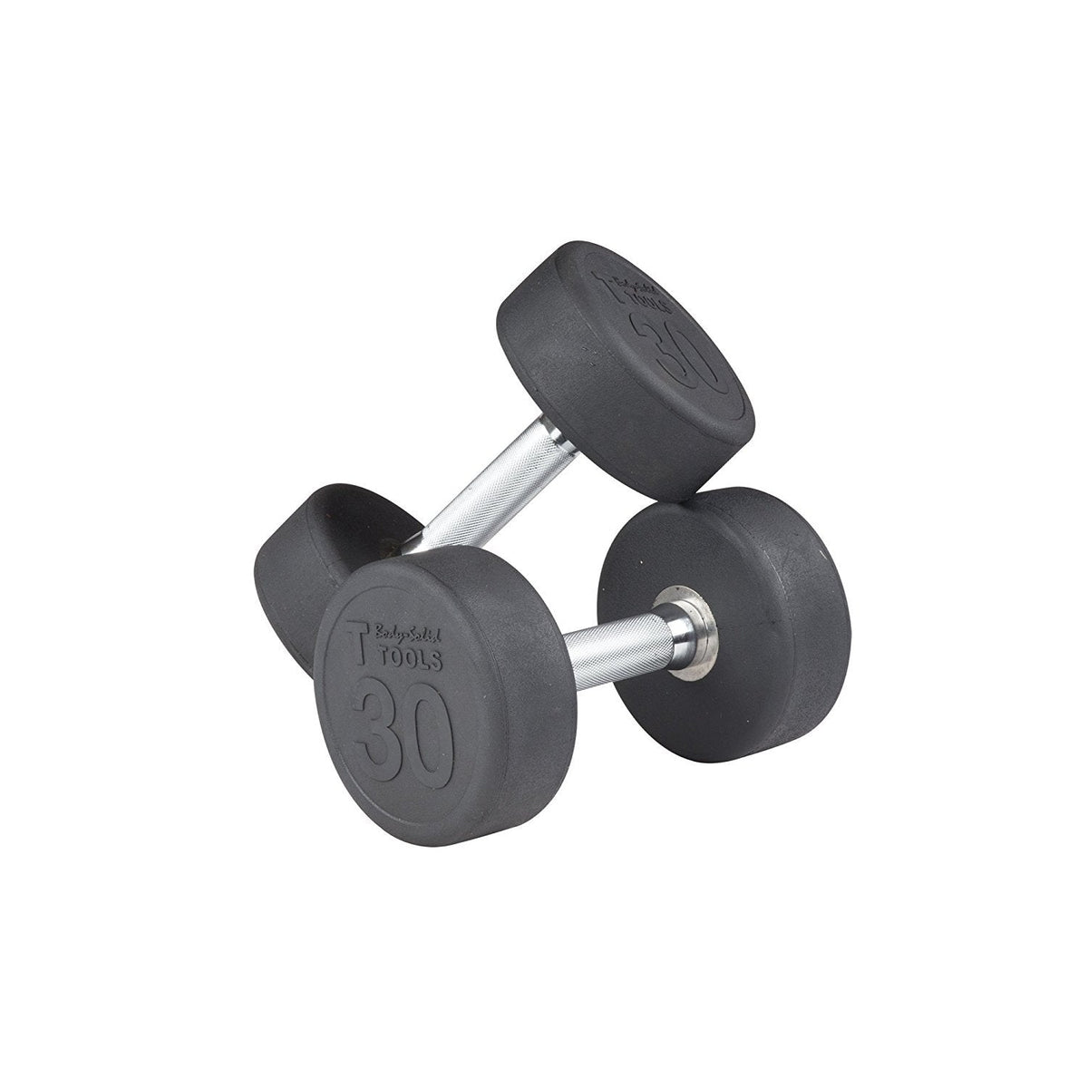 Body Solid Premium Dumbbell Set with Vertical Rack & Mat, 5-30 lb - GymBasis Store