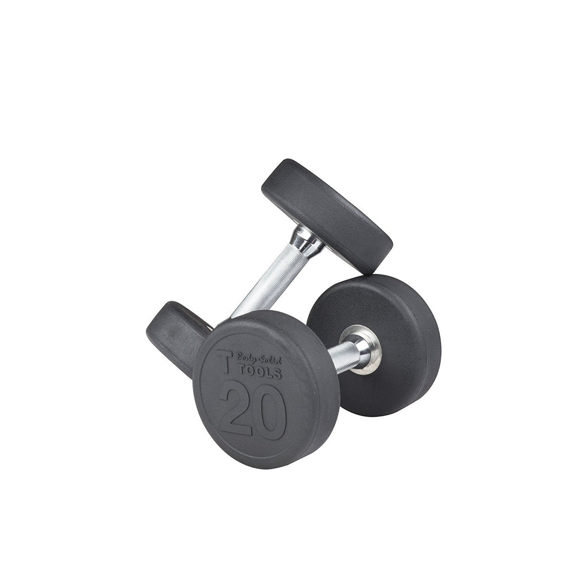 Body Solid Premium Dumbbell Set with Vertical Rack & Mat, 5-30 lb - GymBasis Store