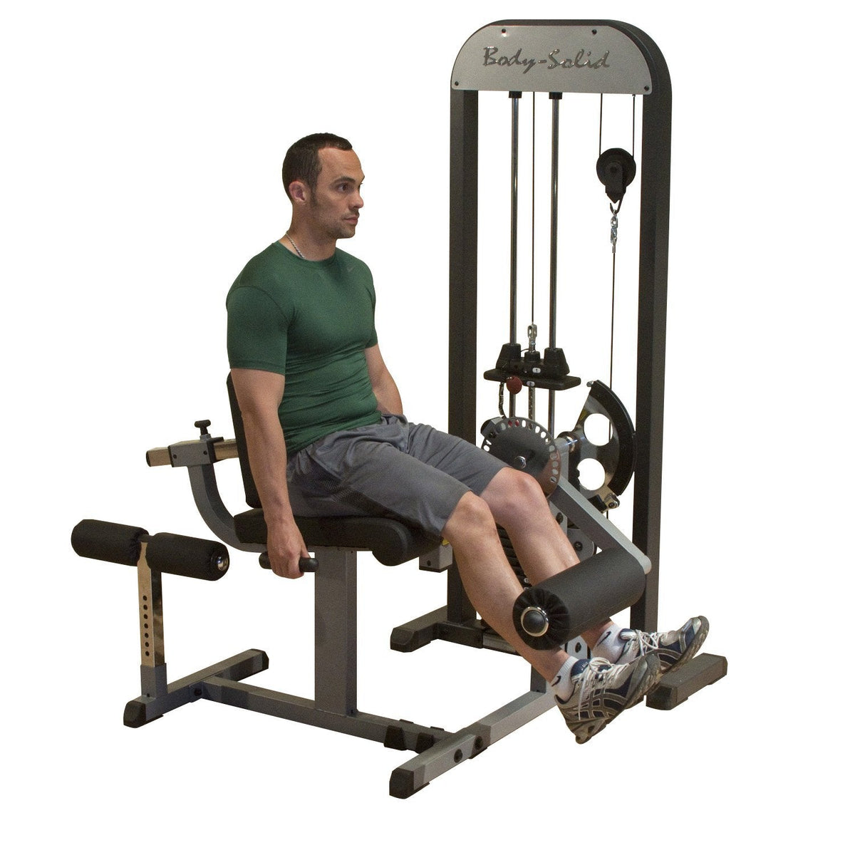 Body Solid GCECSTK Pro Select Leg Extension/Curl Machine with DuraFirm Padding and Adjustable Back Pad 210-Pound - GymBasis Store