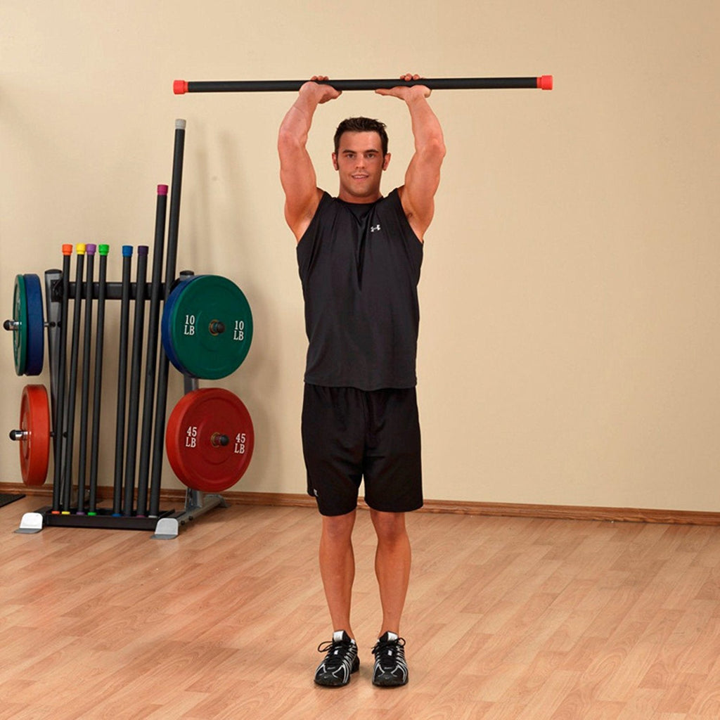 Body-Solid Tools Padded Weighted Bar - GymBasis Store