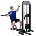 Body Solid GMFPSTK Pro Select Functional Pressing Station with DuraFirm Padding and Nylon Cable Handles 210-Pound - GymBasis Store
