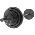 Body Solid OSC400S Cast Olympic Set With Chrome Bar - GymBasis Store