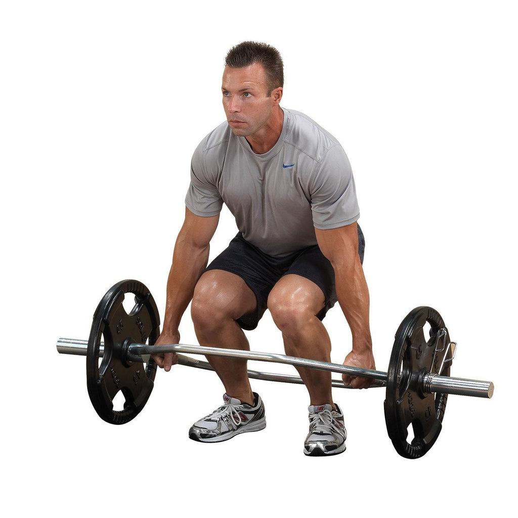 Body Solid Olympic Shrug Bar, Chrome - GymBasis Store