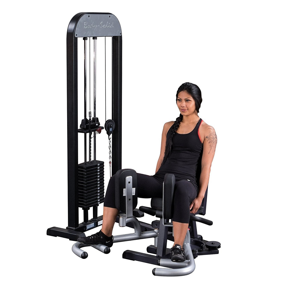 Body Solid GIOTSTK3 Pro Select Inner and Outer Thigh Machine with Adjustable Back Support and DuraFirm Padding 310-Pound - GymBasis Store