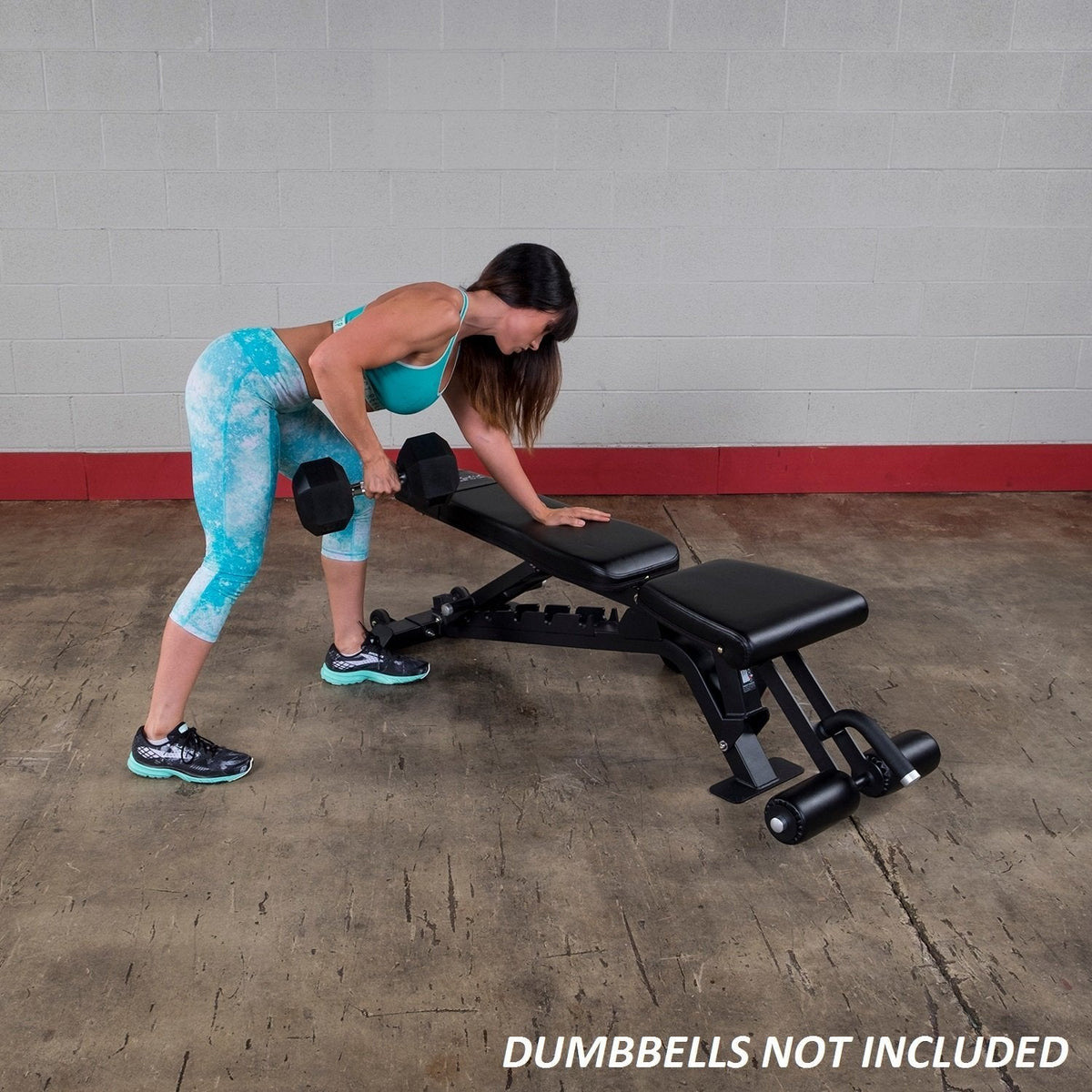 Body-Solid SFID425 Commercial Adjustable FID Bench with Leg Hold Down - 1000 Pound Weight Capacity - Flat Incline Decline Bench - GymBasis Store