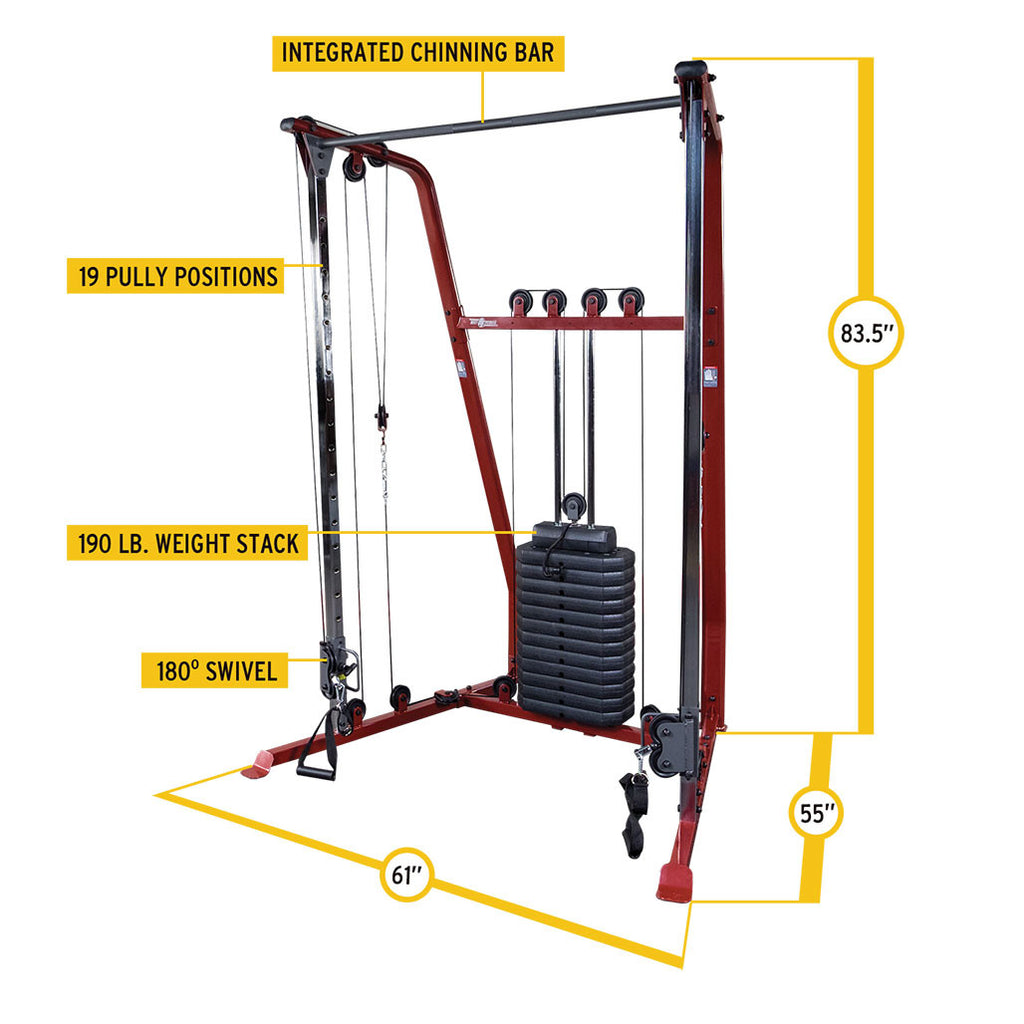 Powerline Functional Trainer, 2 x 160lb stacks