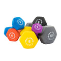 black 8lb neoprene dumbell