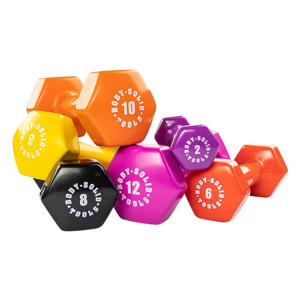 dark purple 7lb vinyl dumbell