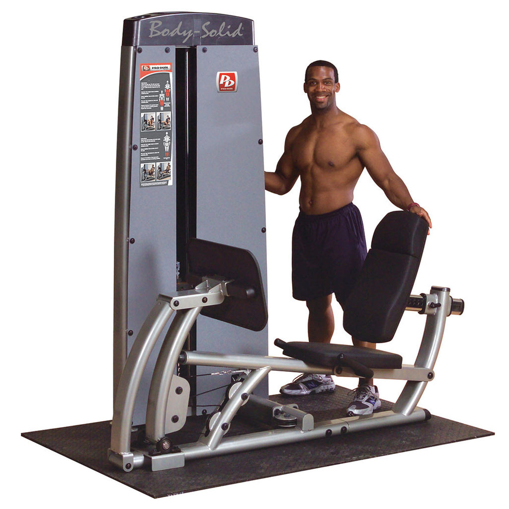 Dual Leg/Calf Machine FREESTANDING, W 210LB STACK