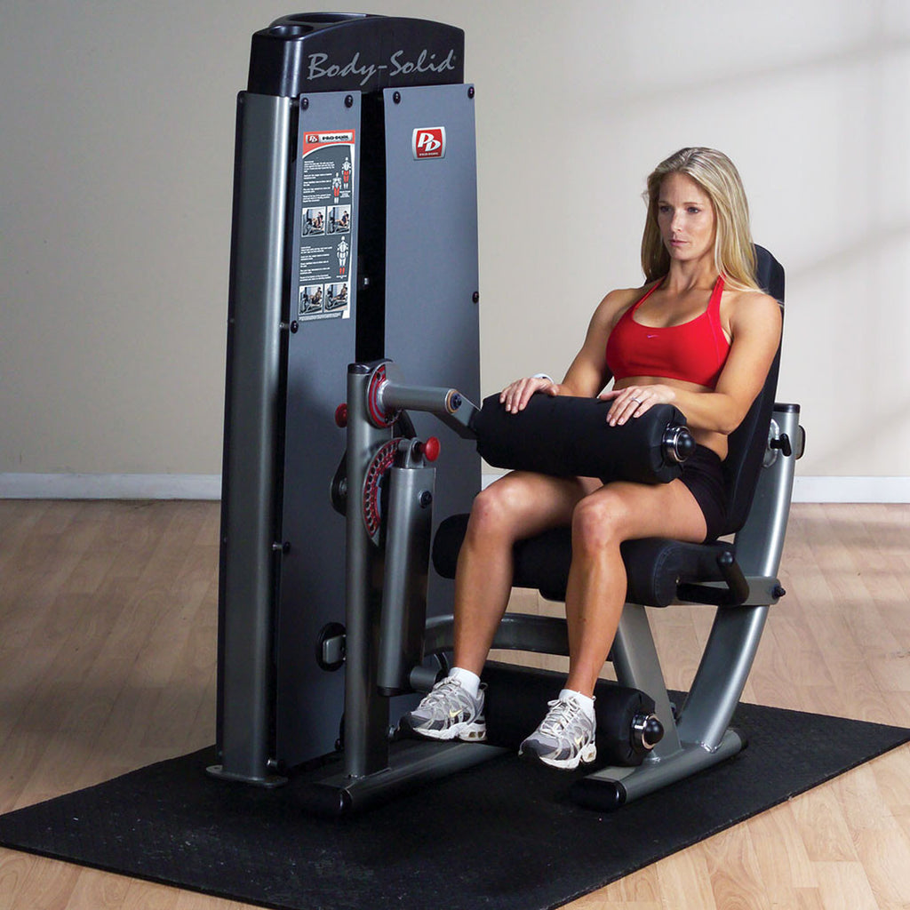 DUAL LEG EXTENSION-MACHINE, FREESTANDING 210LB STACK