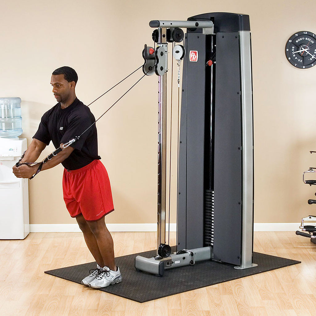 Dual Cable Column-Machine, FREESTANDING W 210LB STACK
