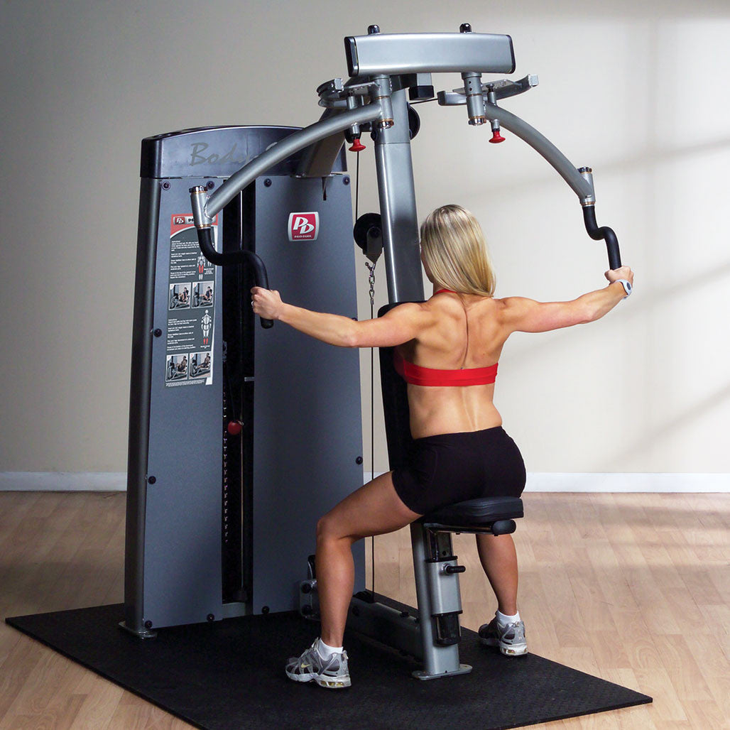 DUAL PEC/FLY-MACHINE, FREESTANDING 210LB STACK