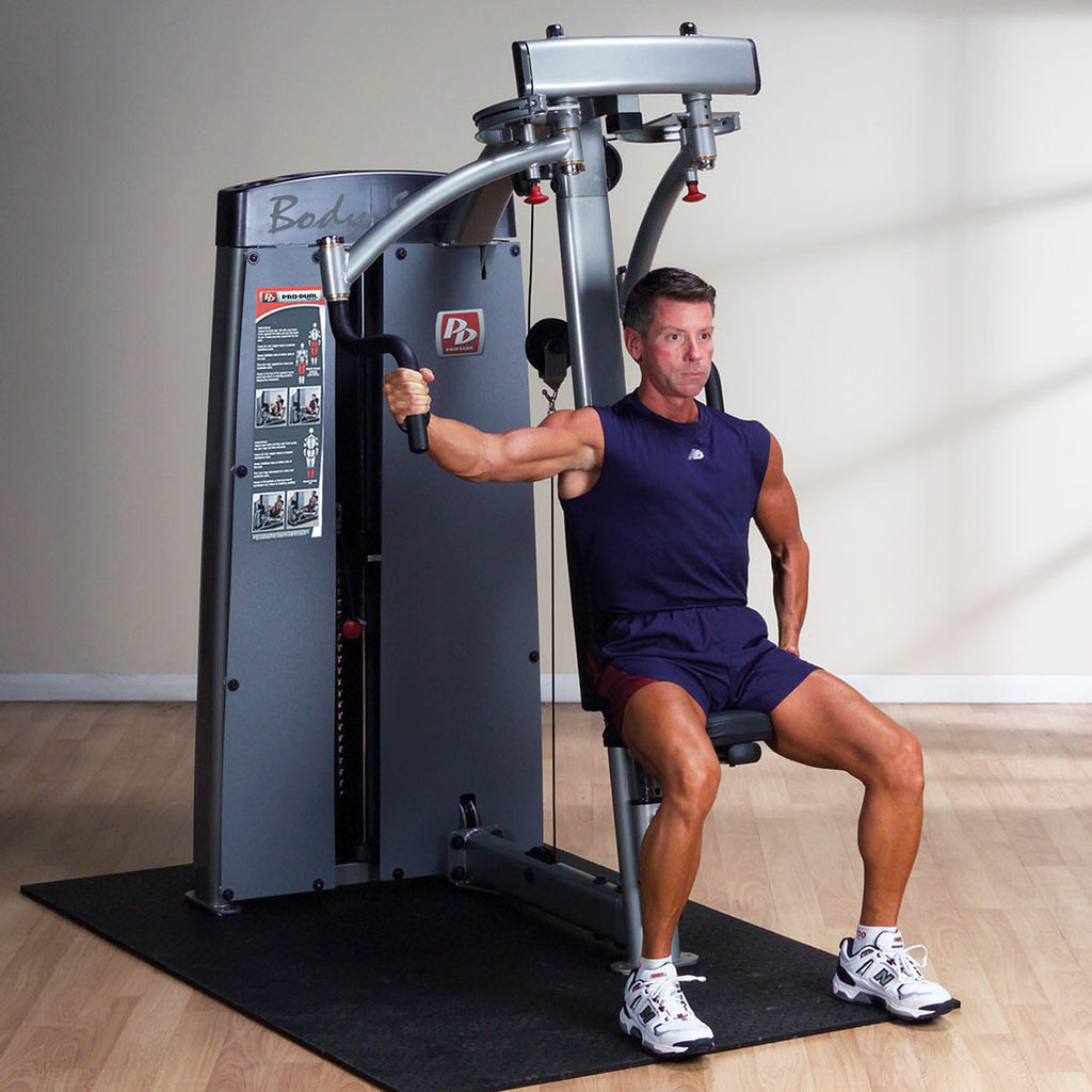 DUAL PEC/FLY-MACHINE, FREESTANDING 210LB STACK