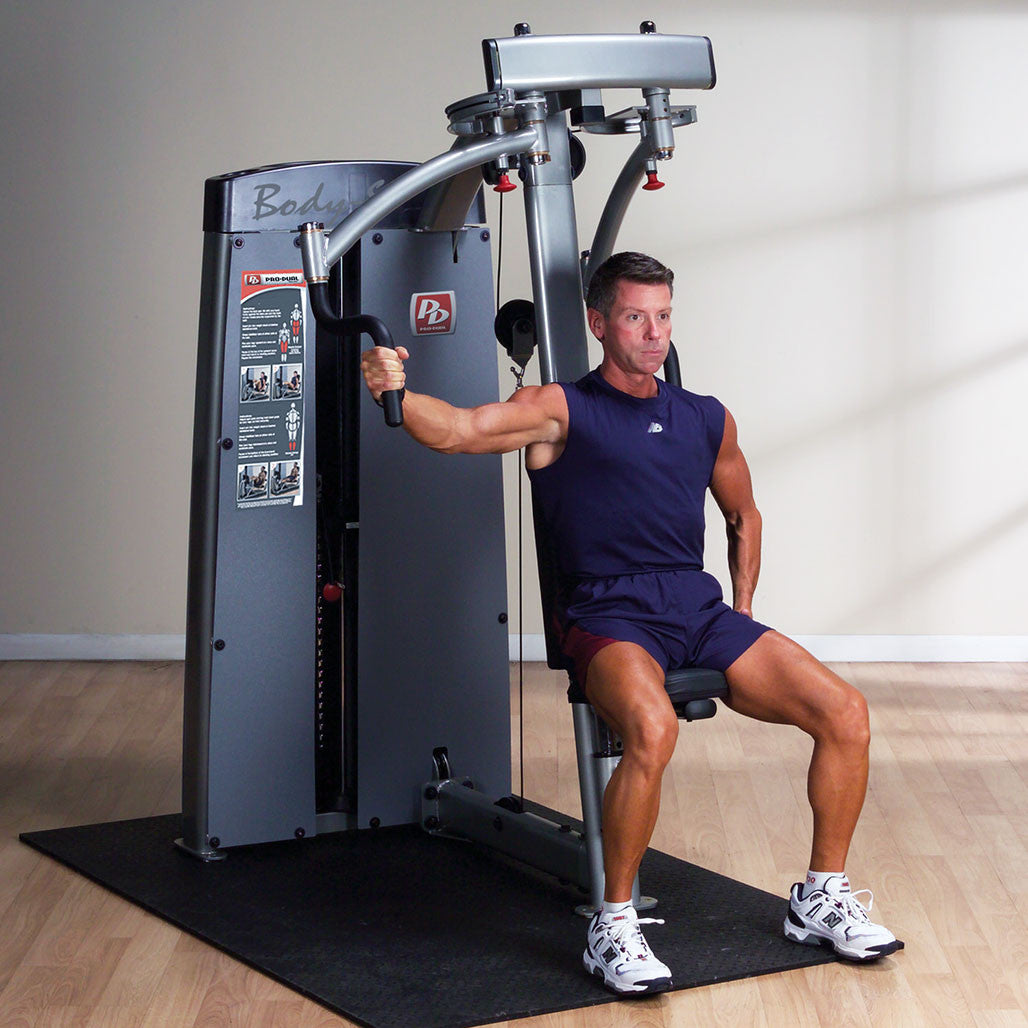 DUAL PEC/FLY-MACHINE, FREESTANDING 210LB STACK