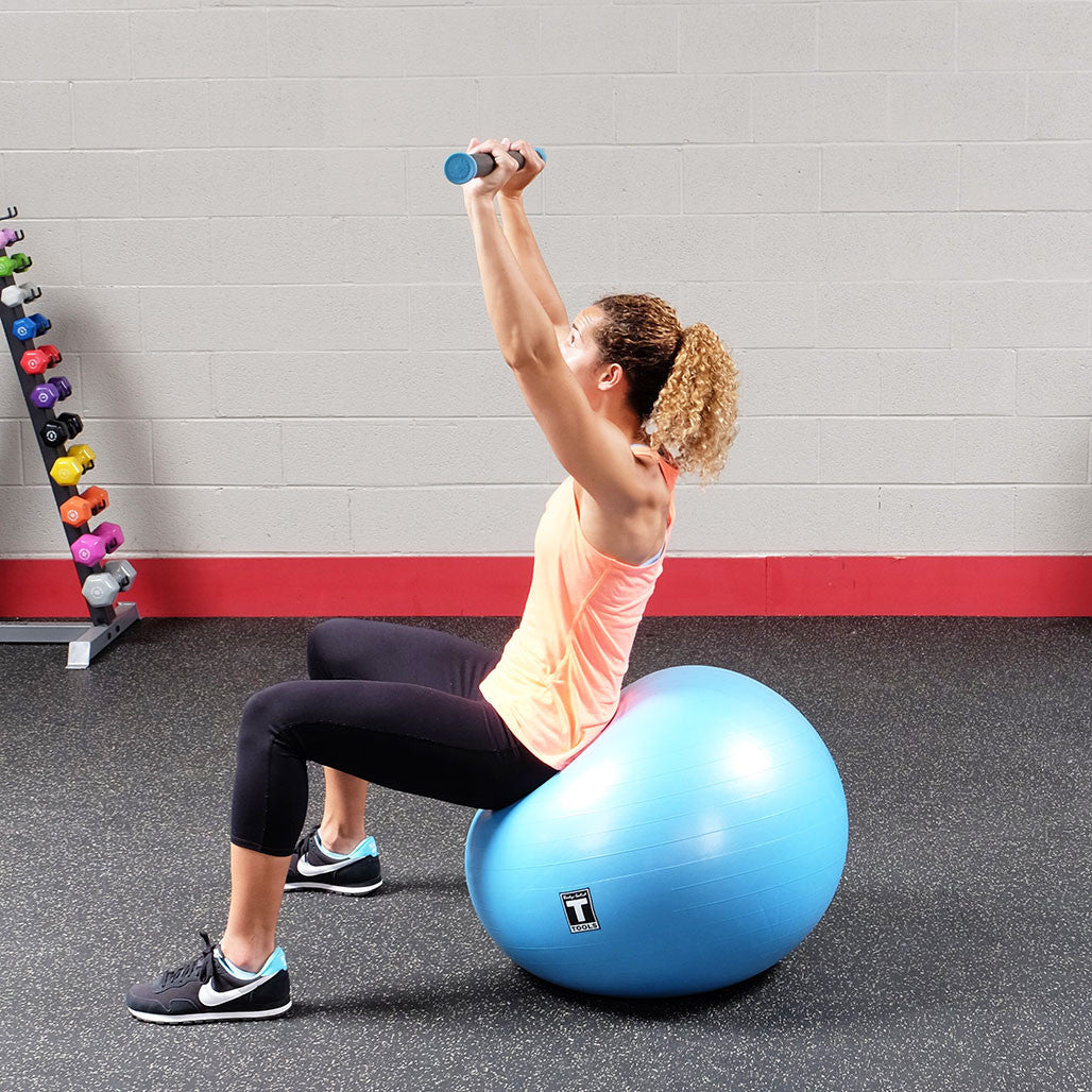 15LB RED PADDED WEIGHTED BAR - Grip Diameter 1.20"