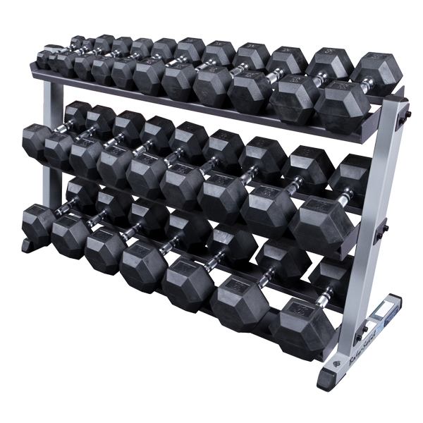 Body-Solid GDRT6 Optional 3rd Tier for GDR60 Dumbbell Rack - GymBasis Store
