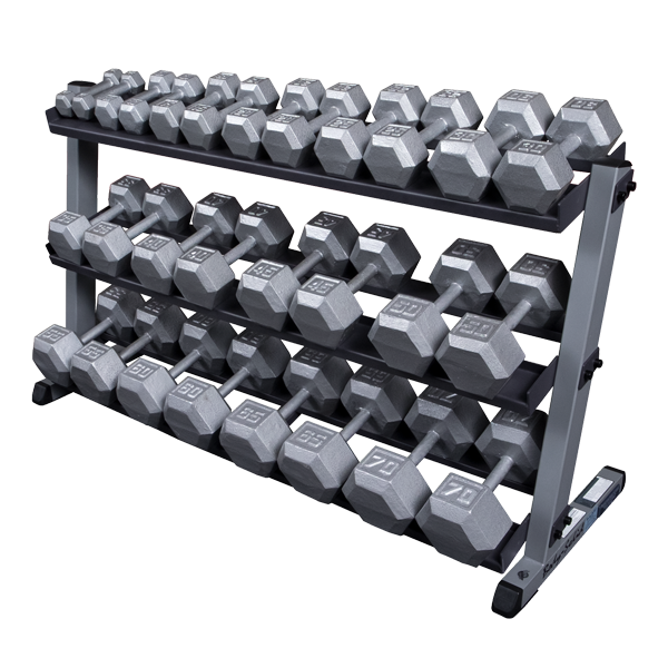 Body-Solid GDRT6 Optional 3rd Tier for GDR60 Dumbbell Rack - GymBasis Store