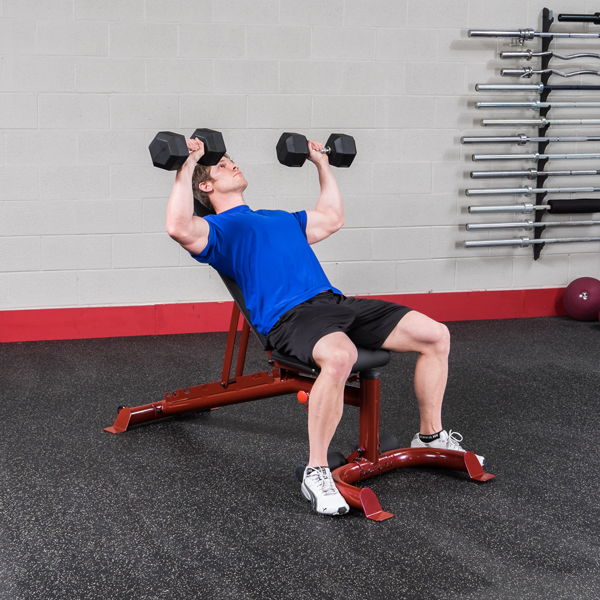Body Solid GLGS100P4 Corner Leverage Gym Package with GPCA1 Preacher Curl Attachment - GymBasis Store