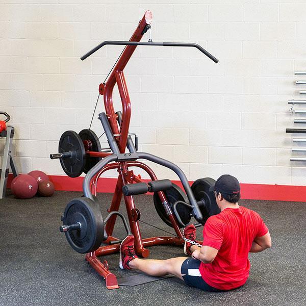 Body-Solid GLGS100 Corner Leverage Gym w/ Rubber Grip Plates - GymBasis Store
